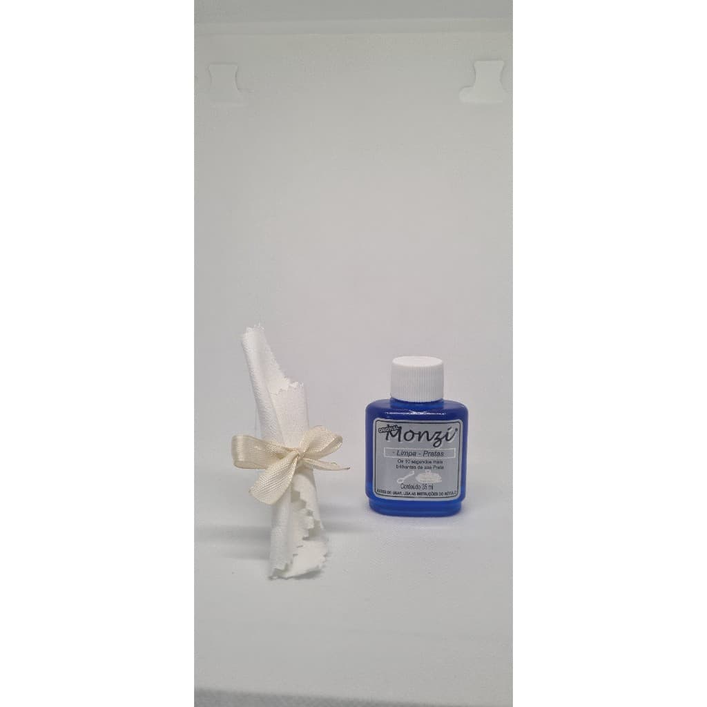 Kit Limpa prata - Monzi Original + Flanela