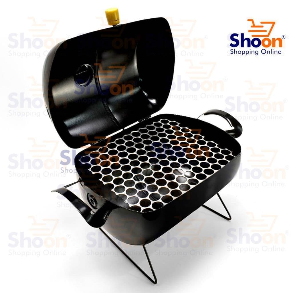 Churrasqueira Bafinho Mini Móvel Bafo Portátil Tambor Preta Churrasco Fácil de Transportar