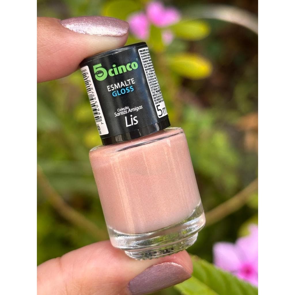 Mini esmalte 5cinco nude gloss Lis 5ml