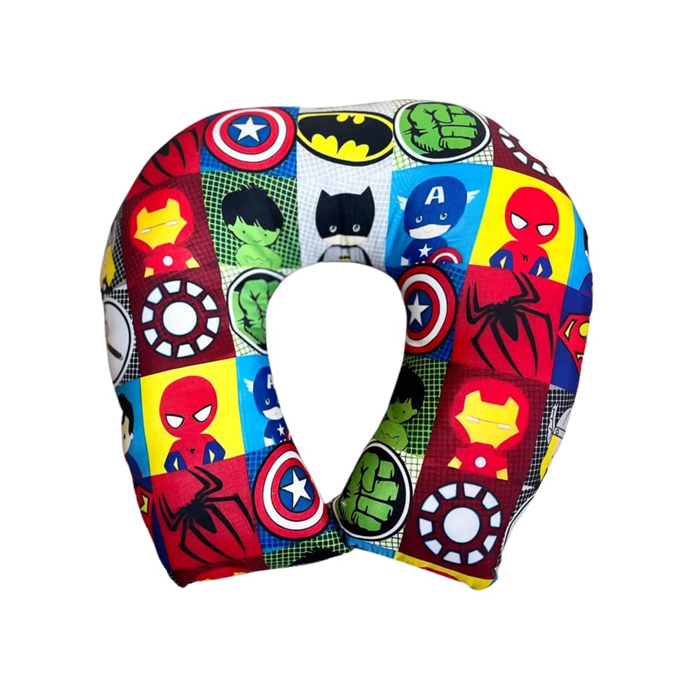 APOIO PARA O PESCOÇO VINGADORES HEROIS ALMOFADA  PARA PESCOÇO, ALMOFADA PARA VIAGEM  ADULTO