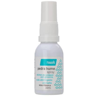 Pedra Hume Alúmen de Potássio com Glicerina Spray 30ml