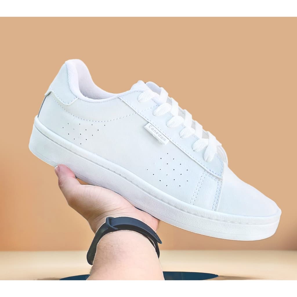 Sapato Tênis casual Masculino Branco Confortavel Ideal dia a dia Leve Estilo Moda Masculina 2025