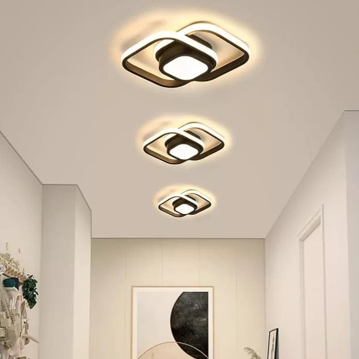 Luminária De Teto Plafon Led Moderna Lustre para Corredor Sala Quarto Cozinha