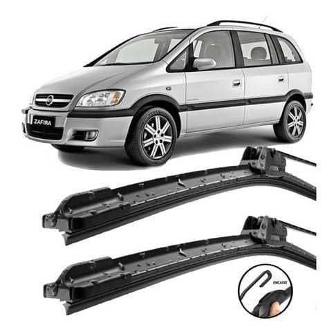 Par Palheta Limpador de Parabrisa Silicone Chevrolet ZAFIRA (2000 a 2012)