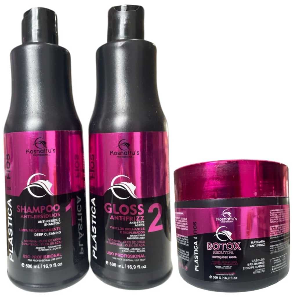 Kit Selagem e Botox plástica de fios tradicional Kosnattus