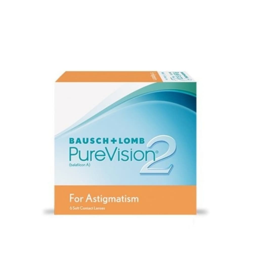 Lentes de Contato PureVision 2 Tórica Para Astigmatismo Com Grau Incolor Mensal - Bausch + Lomb