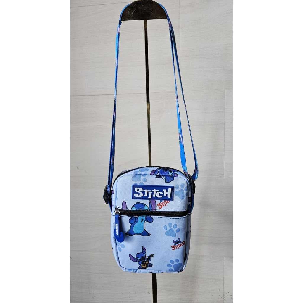 Bolsa Mini Bag Disney Lilo e Stitch Alça Transversal Regulável Estampada