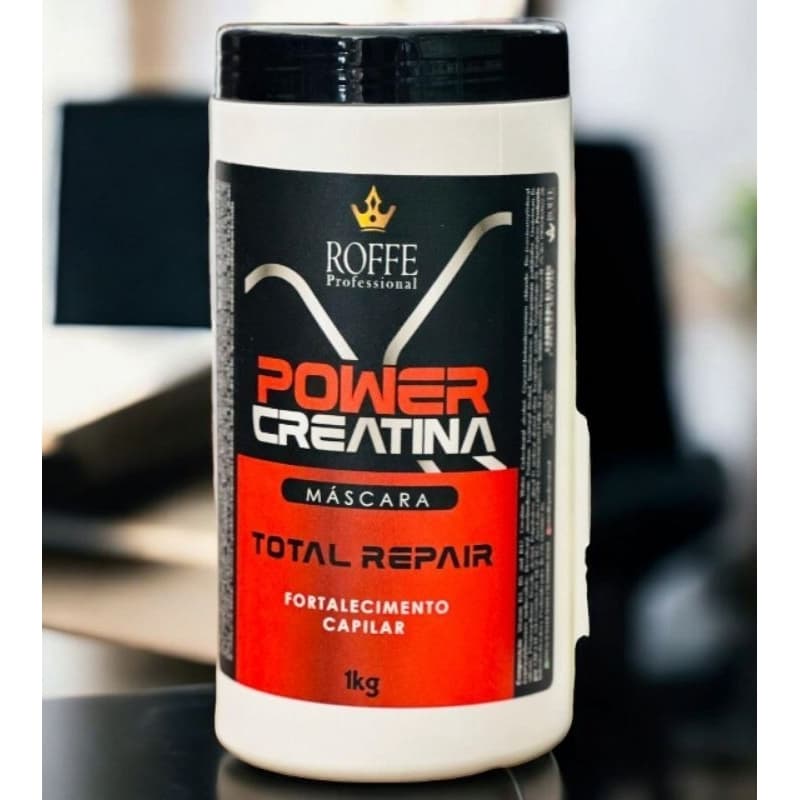 Máscara Capilar Creatina Power ( Recuperação total dos fios) 1 Kg Roffe