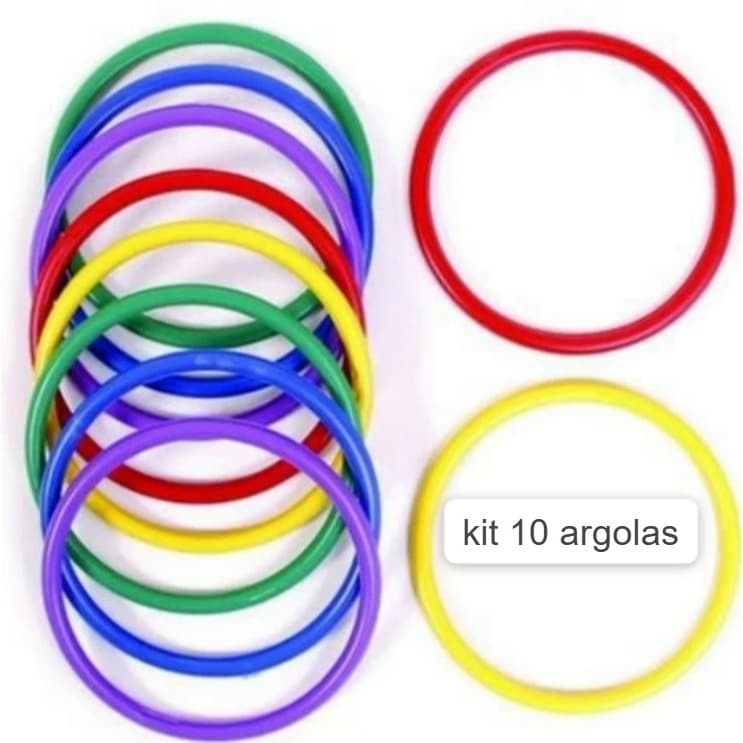 Kit Argolas Coloridas Arremesso ao Alvo festa junina julina