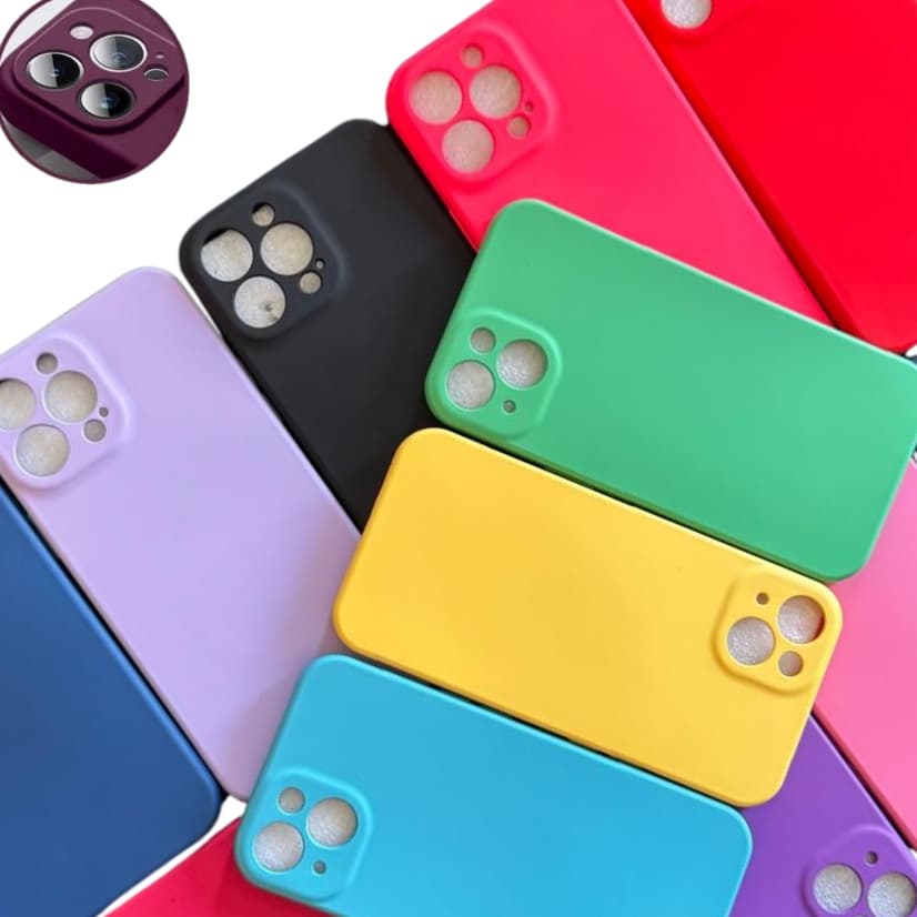 Capa para Iphone 13/3 Pro/13 Promax Ou Pelicula+Capinha com Interior Aveludado
