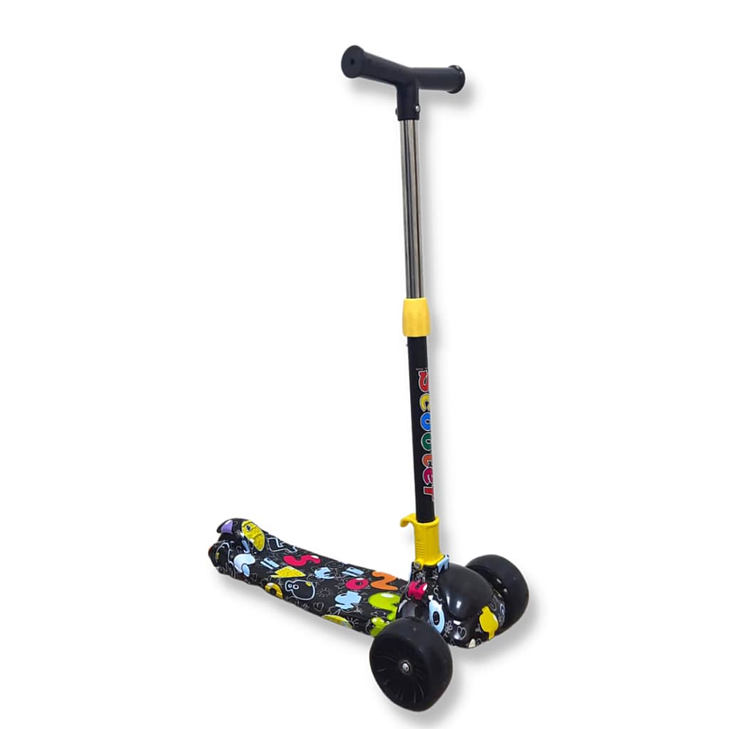 Patinete Infantil com 3 Rodas, Freio, Colorido, Importway BW193