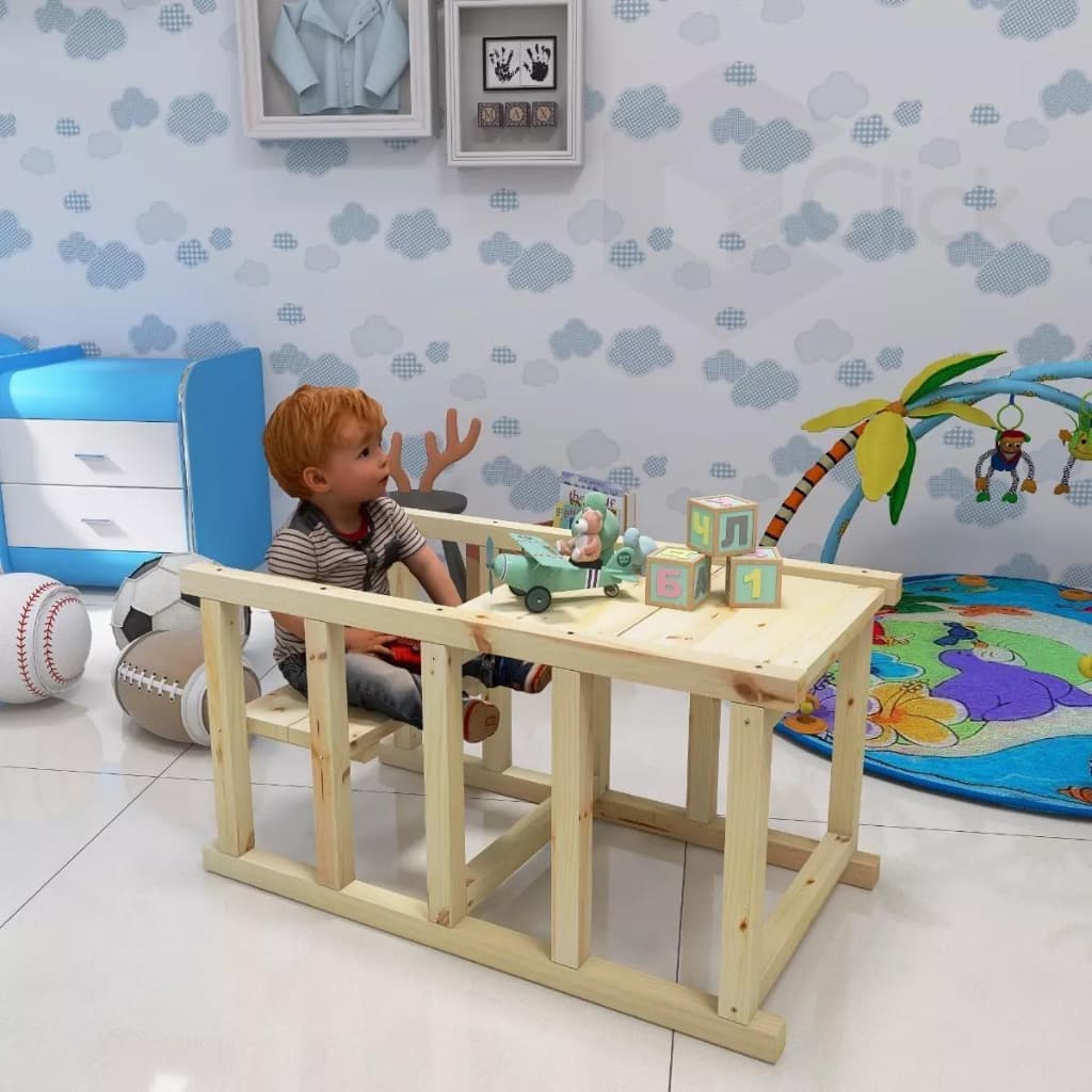 Torre De Aprendizagem Montessoriana De Altura 4x1 Reforçada