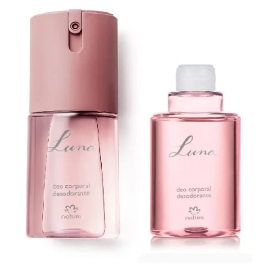 NATURA  KIT DEO CORPORAL FEMININO LUNA100ml +1 REFIL DEO CORPORALFEMININO 100ml