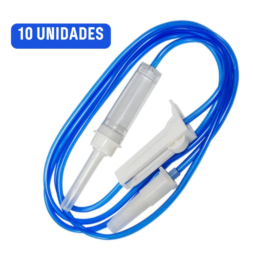 Kit 10 Uni de Equipo para Nutrição Enteral Medix