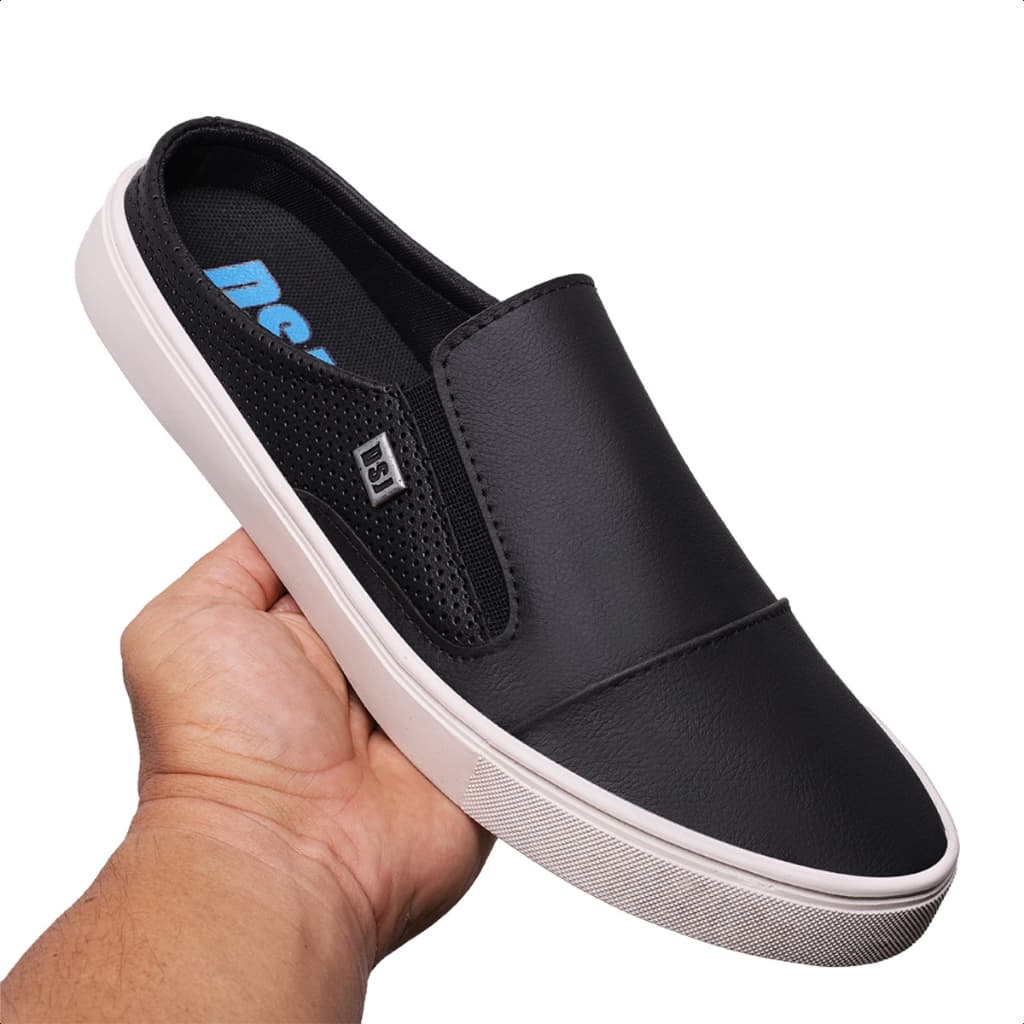 Sapato Mule Slip On Masculino Sapatilha Casual Leve e Confortável Sofisticado