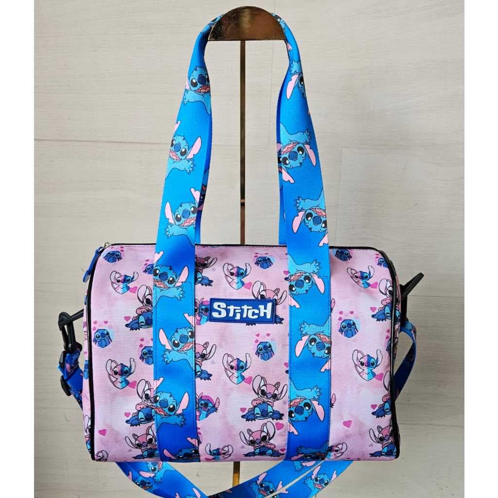 Bolsa Baú Estampado Zíper Único Alça Transversal Regulável