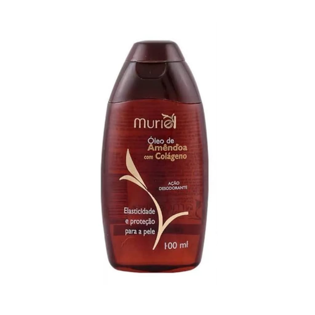 Óleo Desodorante corporal de Amêndoa com Colágeno Muriel 100ml