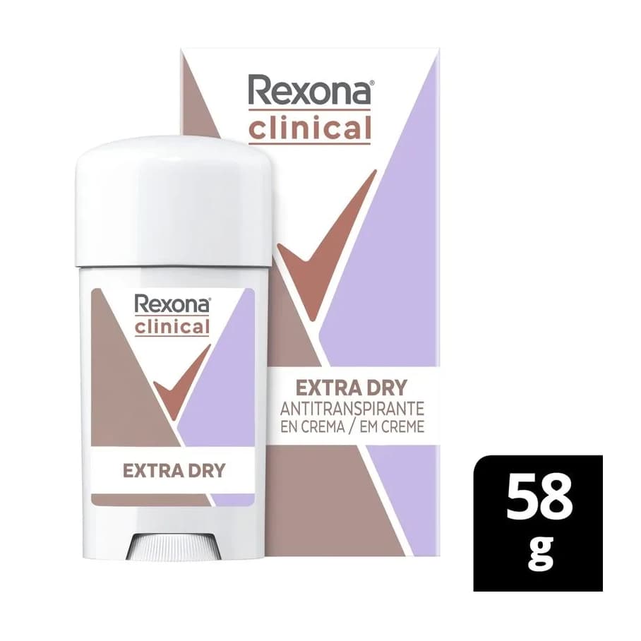 Rexona Clinical Antitranspirante em Creme 96h 58G - Escolher
