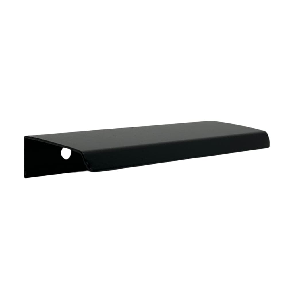 Puxador FR58 100mm Preto Fosco Alukasa – Design Moderno e Durável para Seus Móveis!
