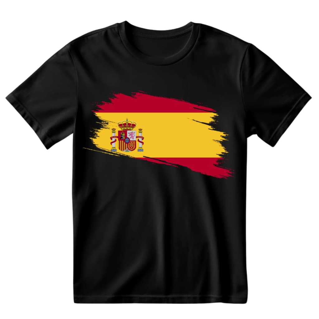 Camiseta Camisa Espanha Bandeira Europa Blusa unissex 100% Algodão Envio Imediato