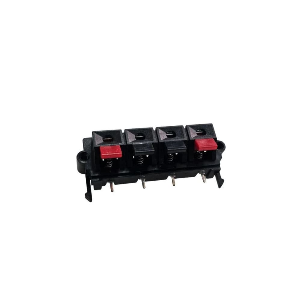 Borne De Pressão 4 Vias Amplificador Caixas De Som