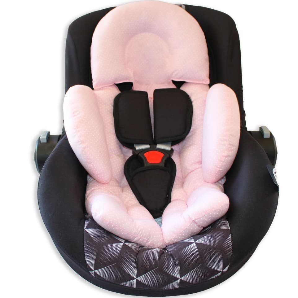 Colchonete de Carrinho e Bebê Conforto Macio 100% Algodão
