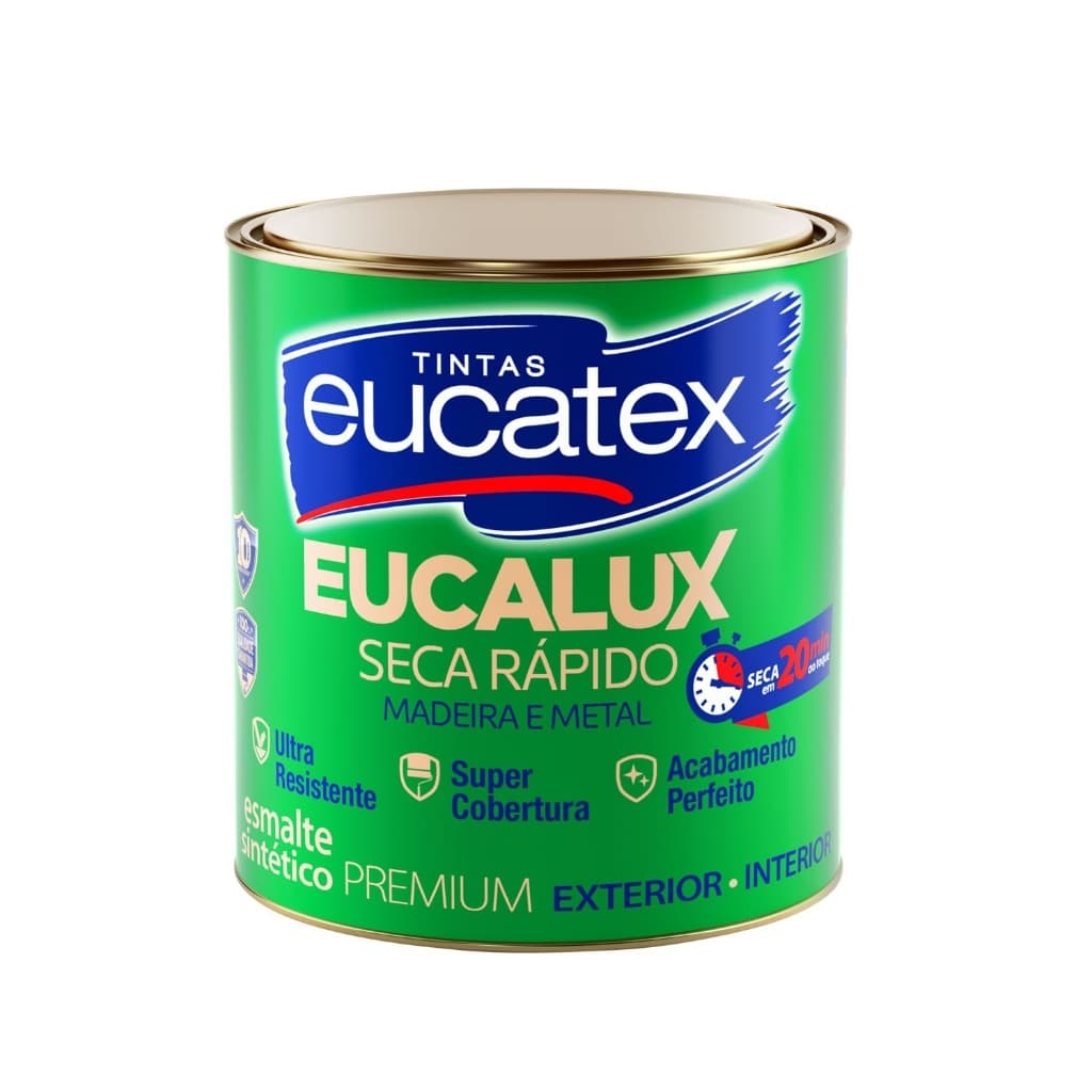 Zarcão Fundo Anti-corrosivo Laranja Eucatex 225ml ou 900ml
