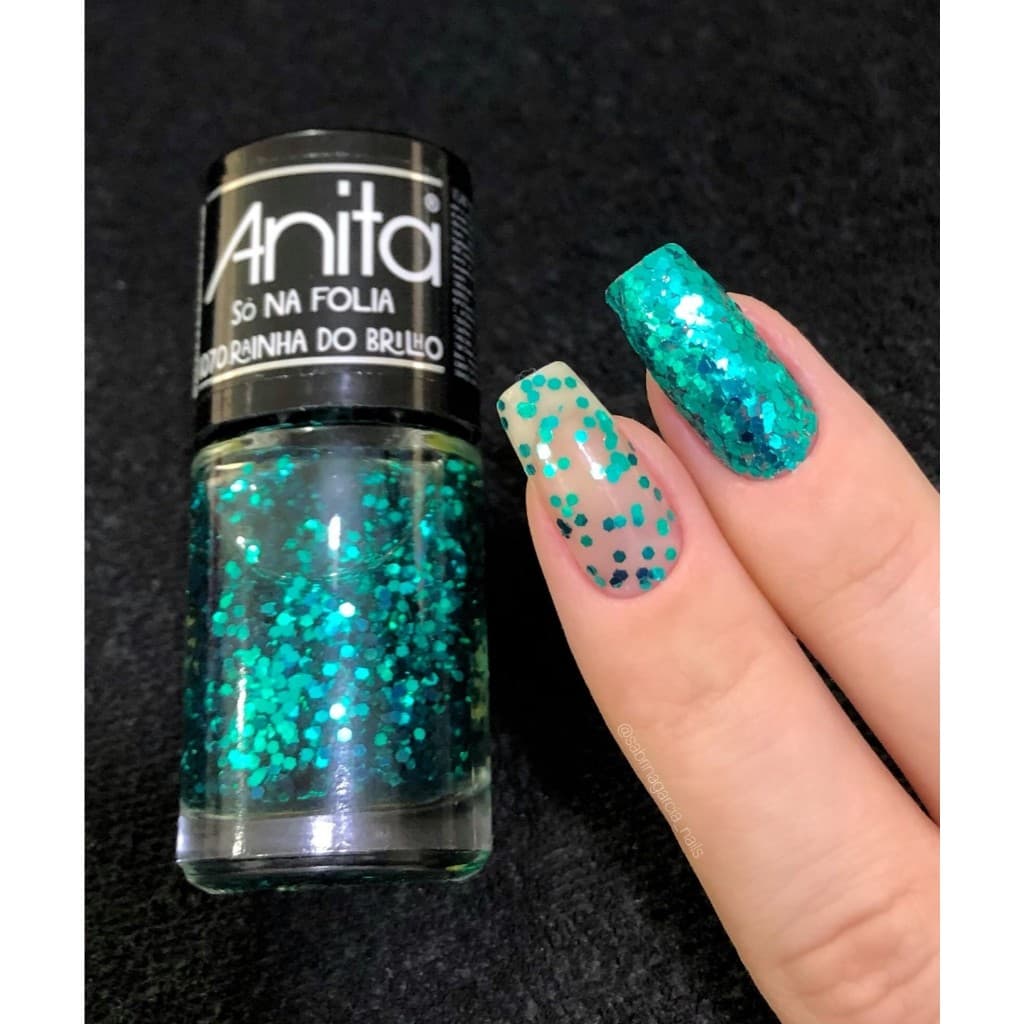 Esmalte Anita Rainha do Brilho Coleção Só na Folia 10ml