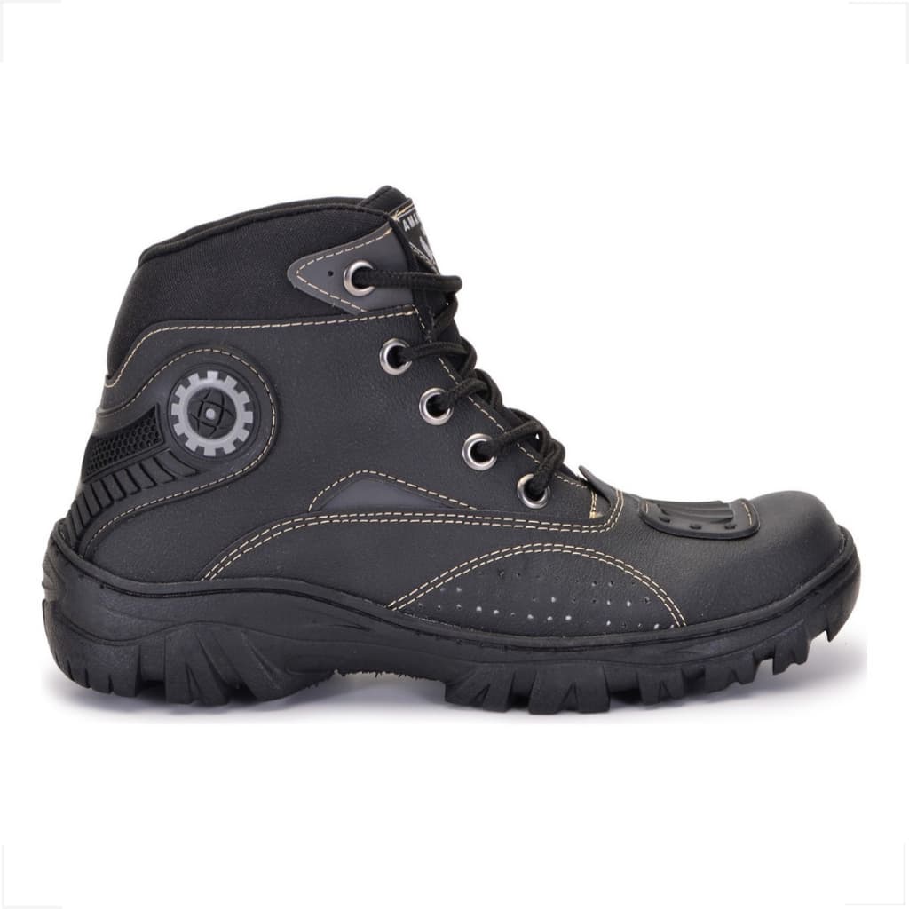 Bota Motociclista Masculina Adventure Leve Coturno Masculino Motoqueiro Militar Segurança Trabalho