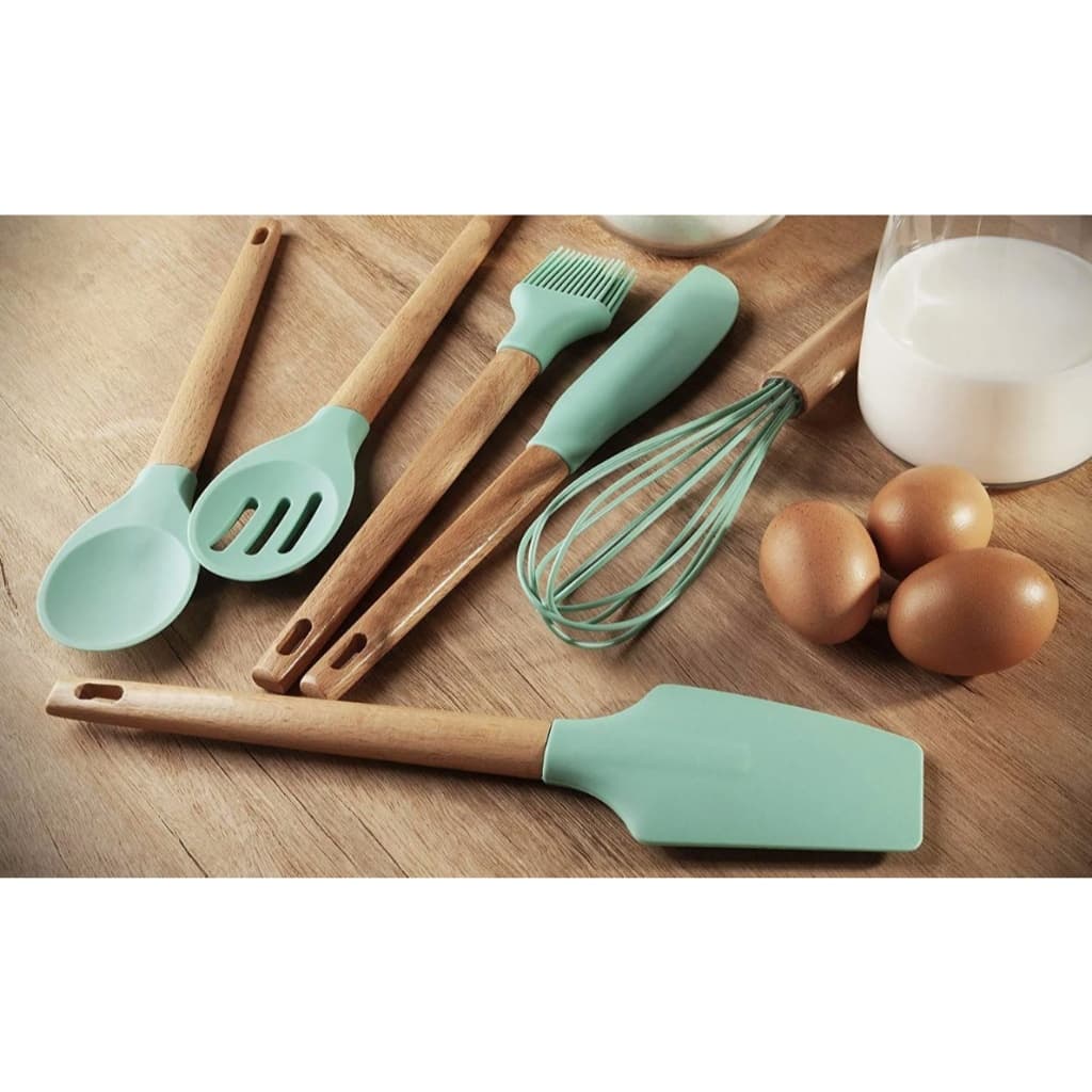 Conjunto De 8 Utensilios Silicone - Utensilios Do Chef, Para cozinha, restaurante, servir,