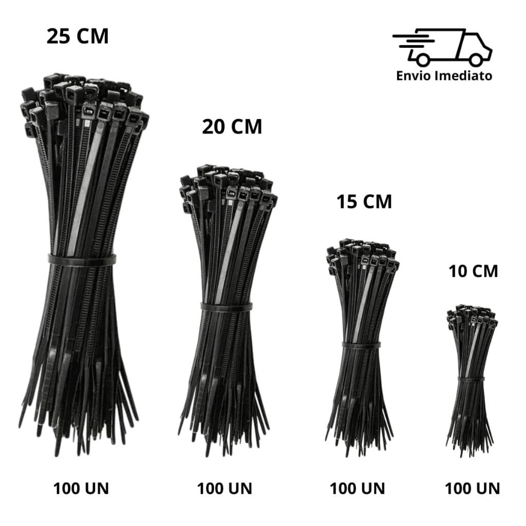 Abraçadeira Nylon Enforca Gato Cintas Plásticas Presilha Lacre Fita