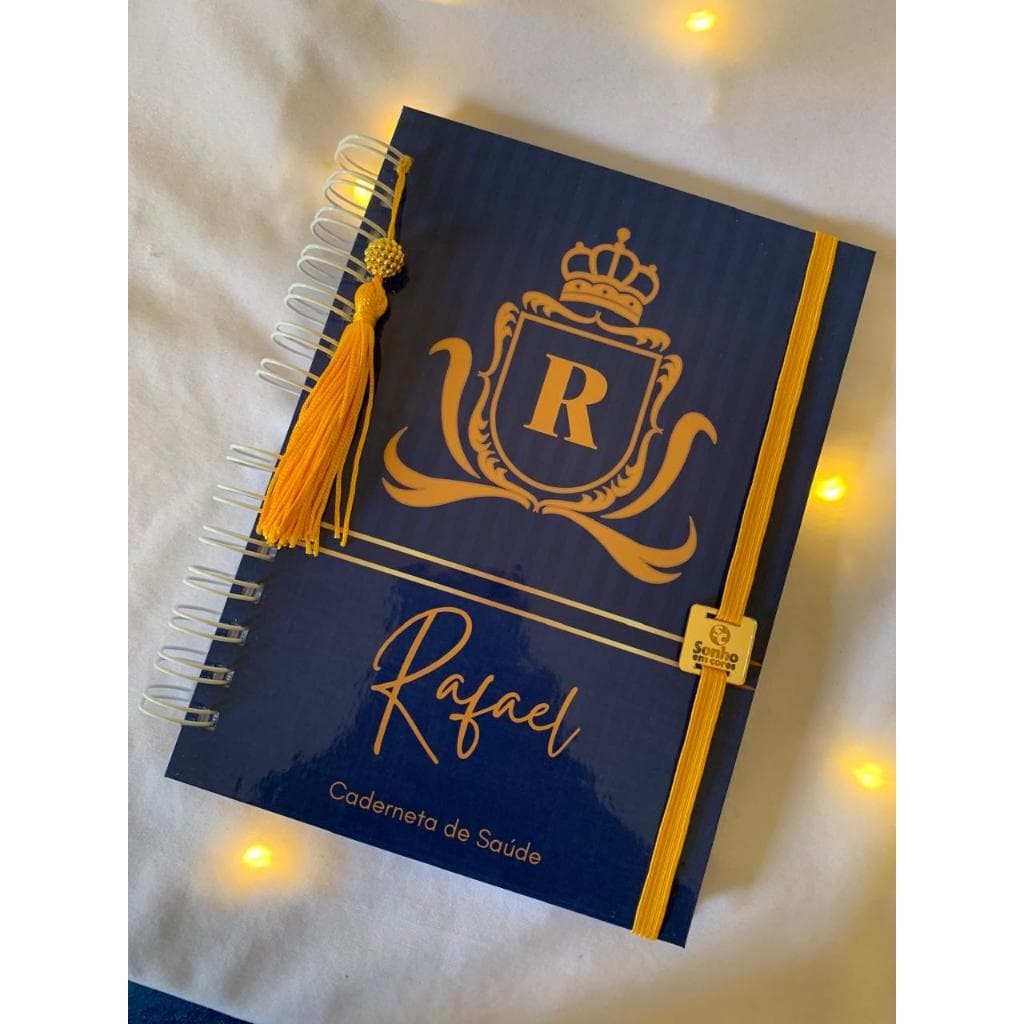 Caderneta de vacinação personalizada Menino atualizada