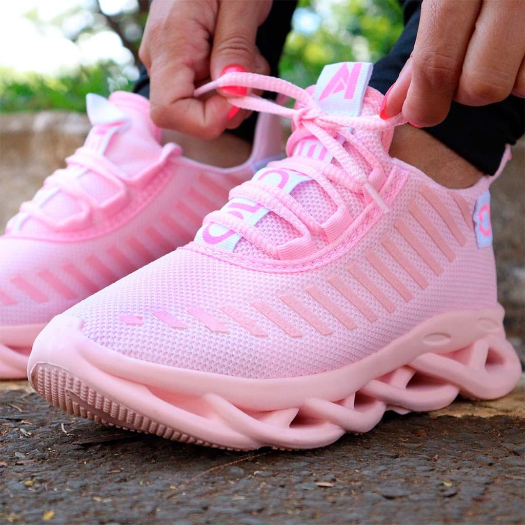 Tênis Feminino Para Academia Caminhada Esportivo E Casual Leve Macio Barato