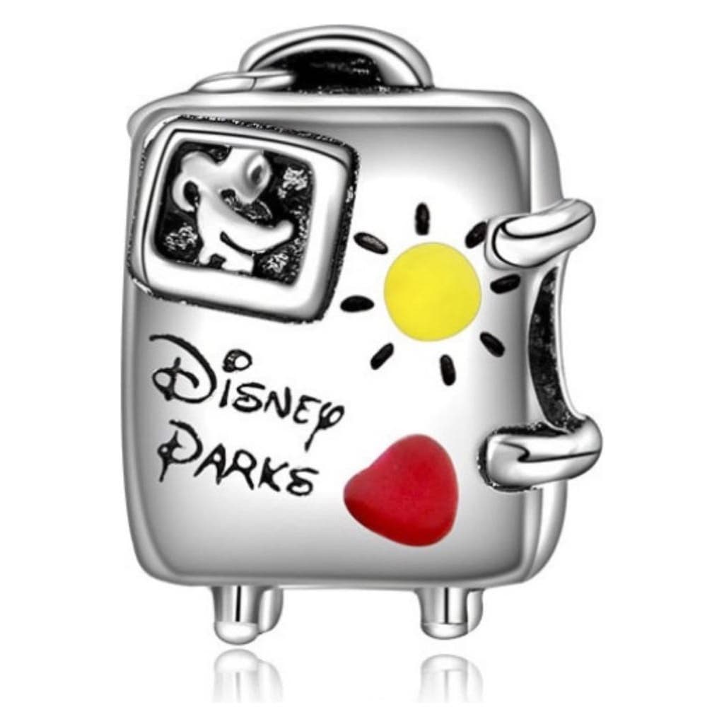 Berloque Mala De Viagem Disney Prata 925 Com Certificado