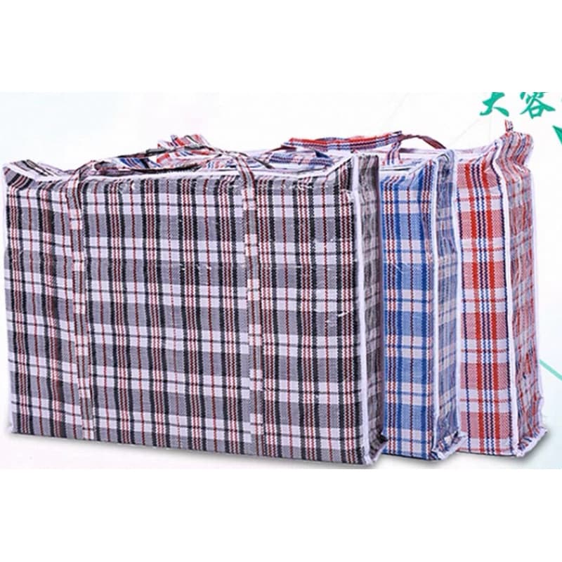 Sacola Paraguai grande  com zíper para viagem  tamanho 70cmx65cmx19cm