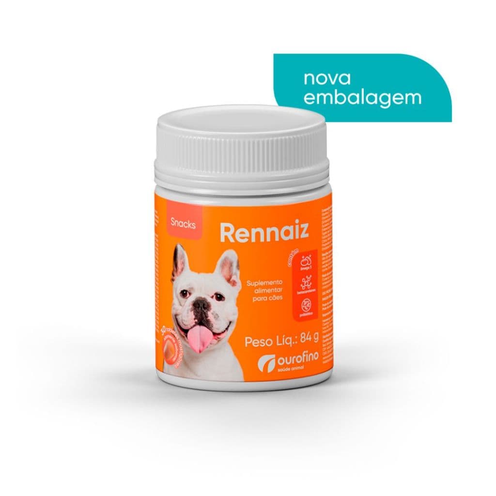 Rennaiz Snacks p/ Cães c/ 30 Tabletes 84g - Ourofino