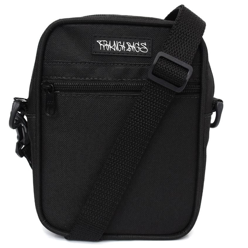 Bolsa Bag Lateral Shoulder Pochete   com ziper Unissex Alça regulável