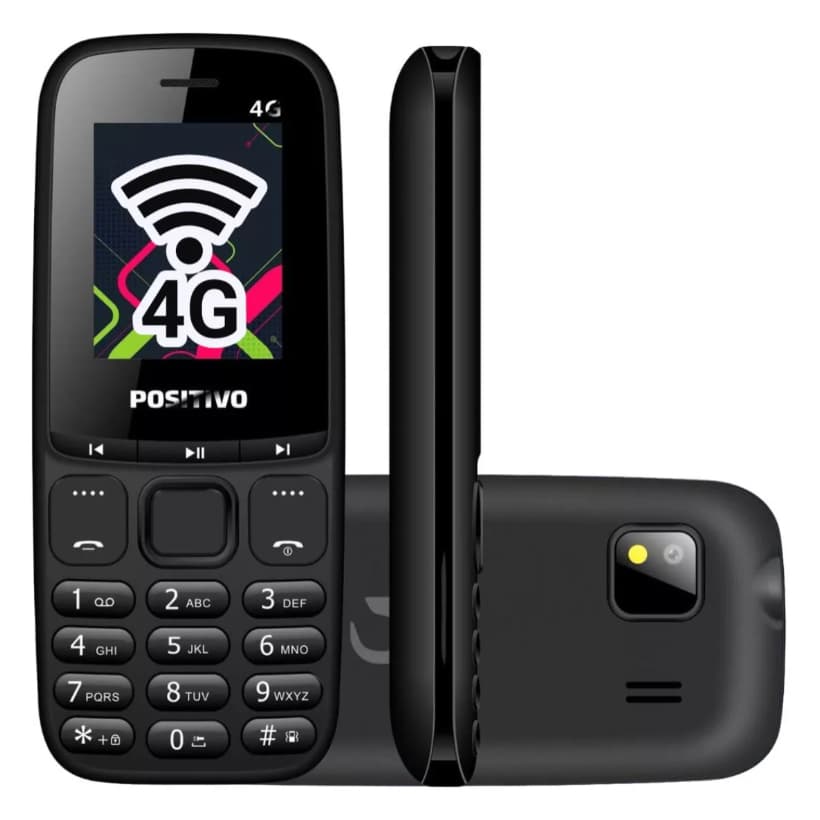 Celular Simples Positivo P26 4G Dual Chip Radio Mp3 Homologado