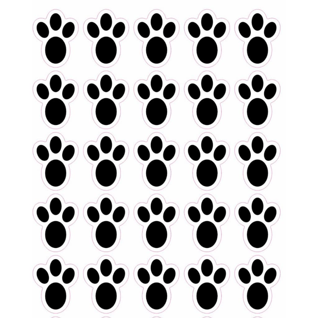 Patinhas Adesivas de Coelho da Pascoa Patas Páscoa