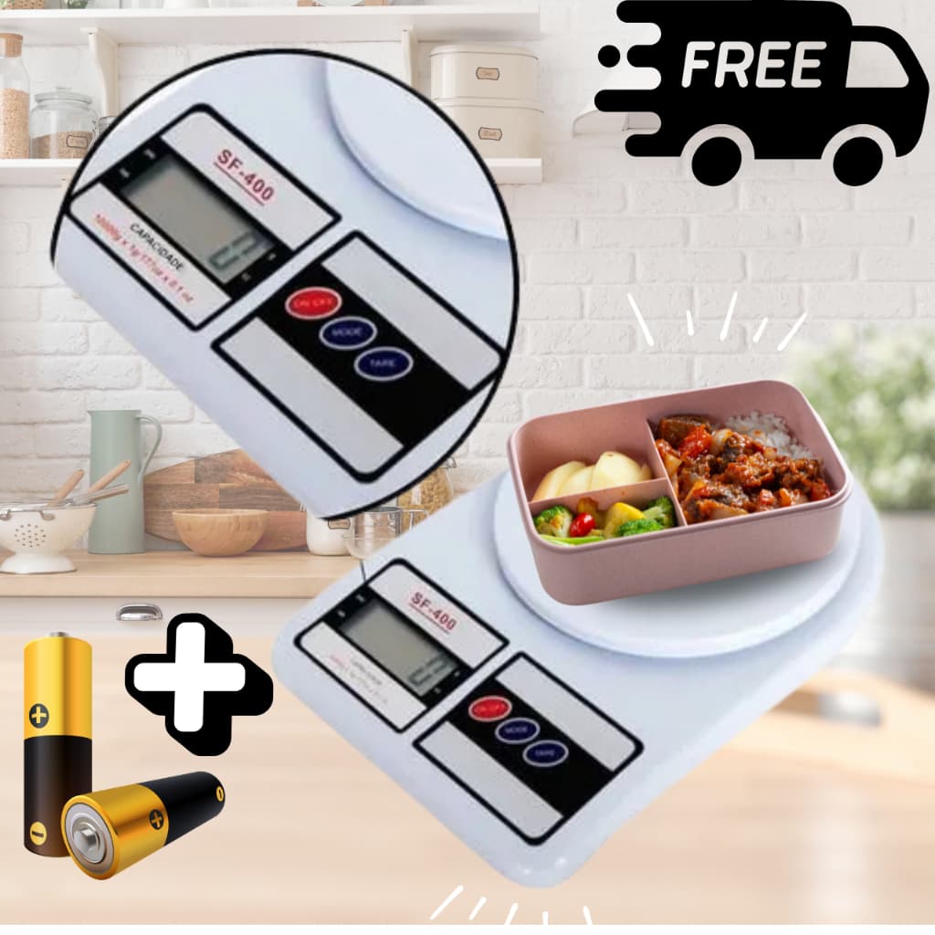 Balança de Cozinha Digital Belakaza Dieta e Alimentação Saudavel até 10KG + Pilhas