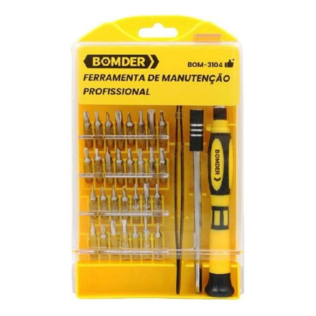 Kit de Ferramentas – 31 Peças, Manutenção Profissional e Doméstica, Alta Qualidade e Durabilidade