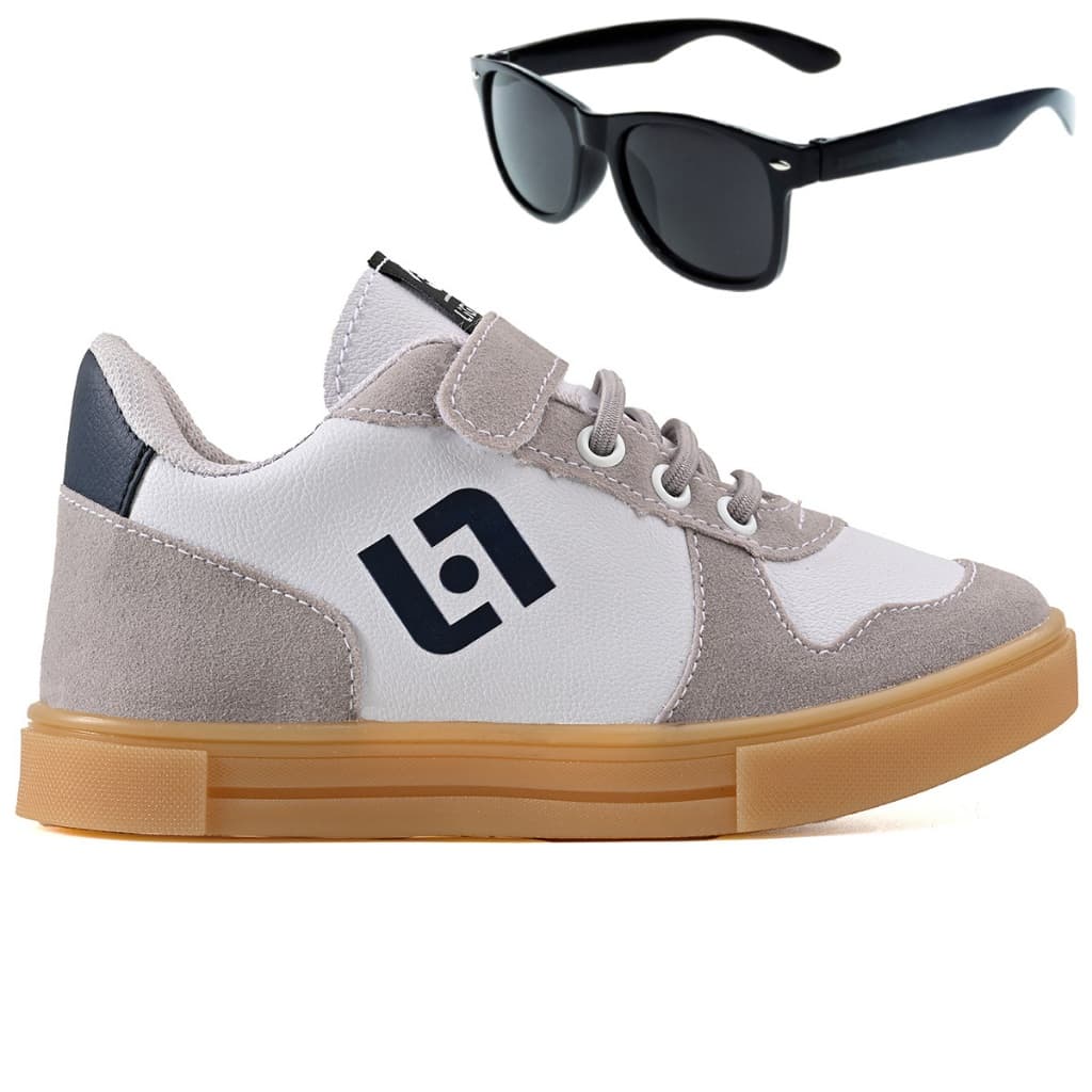 Tenis Infantil Casual Sapatenis Meninos Street Calce Facil + Oculos