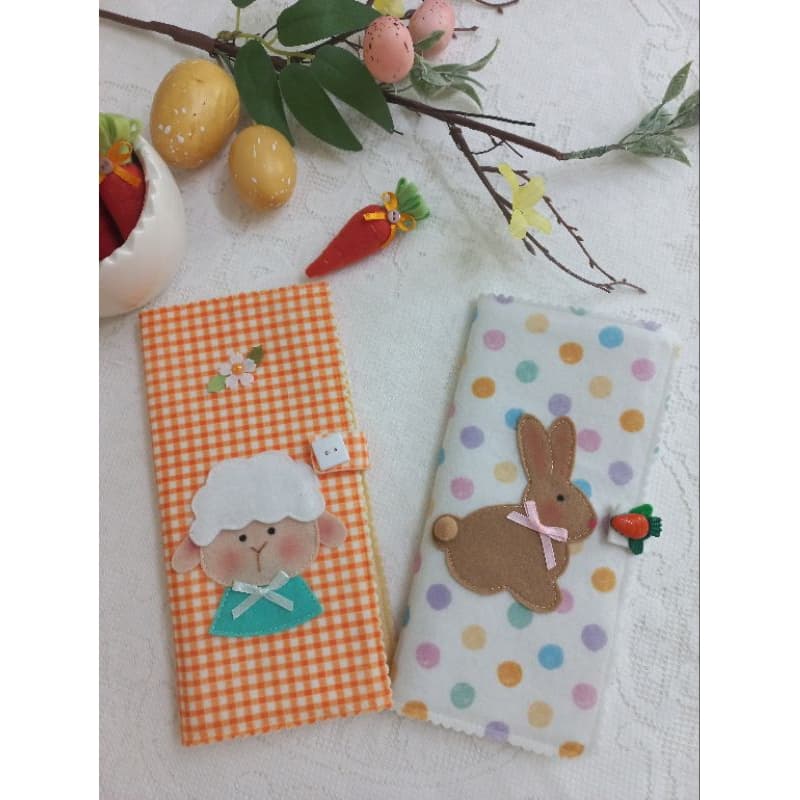 Carteira Porta Barra de Chocolate em Feltro Presente de Páscoa