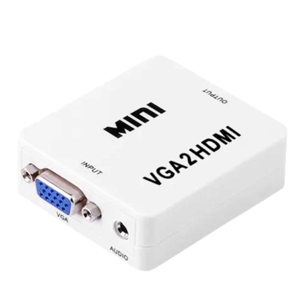Adaptador Conversor de Vga Para Hdmi Com Áudio