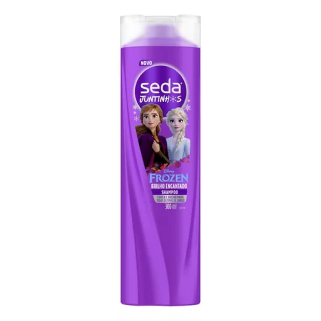 Shampoo Frozen Juntinhos Brilho Encantado 300ml Seda