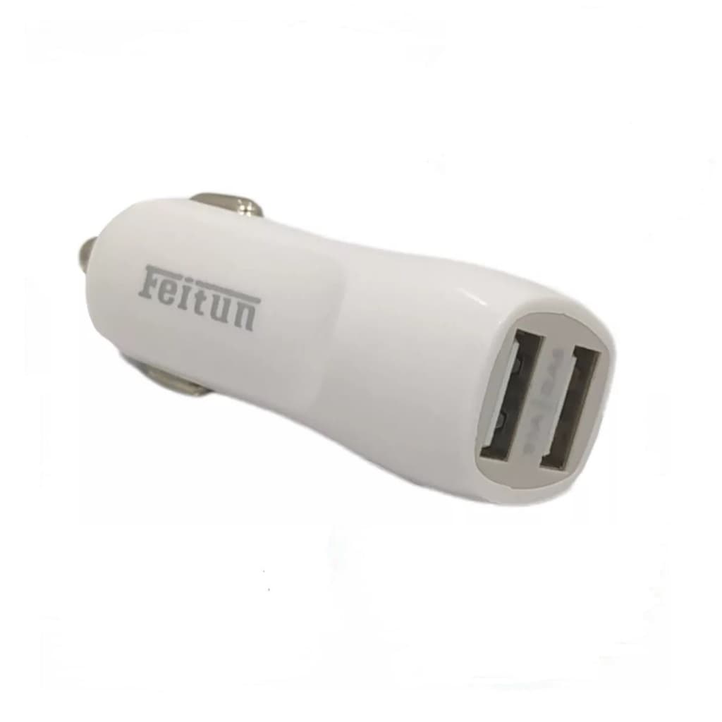 Carregador Veicular Dual Usb - Modelo Slim AH0016 Feitun