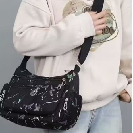 Bolsa Feminina Transversal Impermeável Resistente à Água Durável