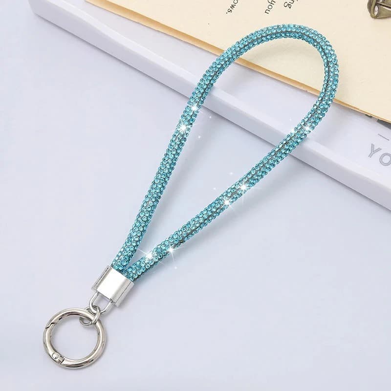 Pulseira Curta De Strass Universal Para Smartphone