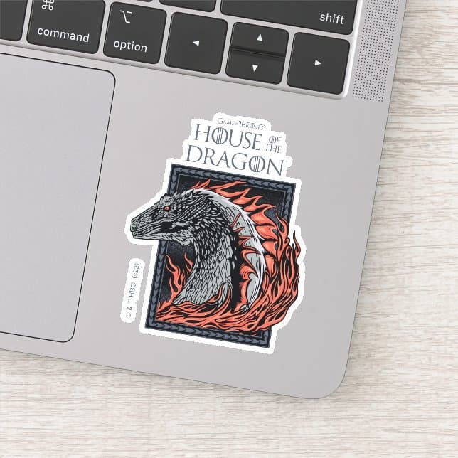 KIT 10 Adesivos Personalizados de House of the Dragon Stickers A Casa do Dragão! Inclui um Photocard Tematico