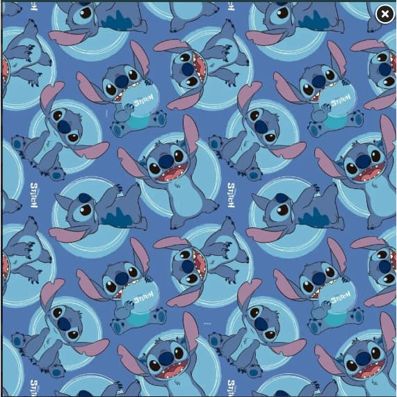 SACO METALIZADO 60X90 INFANTIL CROMUS DISNEY STITCH - 25 unidades